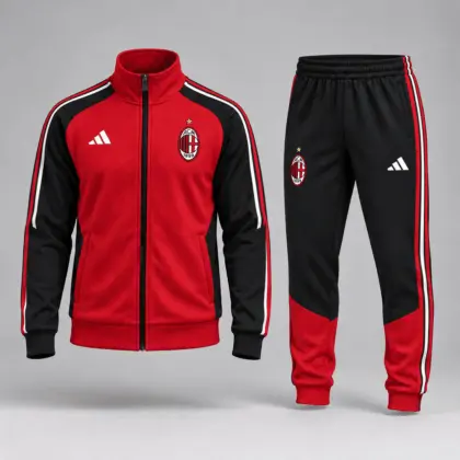 AC Milan | Premium Club Colors Jacket & Jogger Set TD