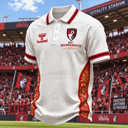AFC Bournemouth | Premium EPL Football Club Crest Polo TD
