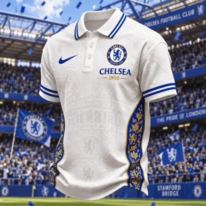 Chelsea | Premium EPL Football Club Crest Polo TD