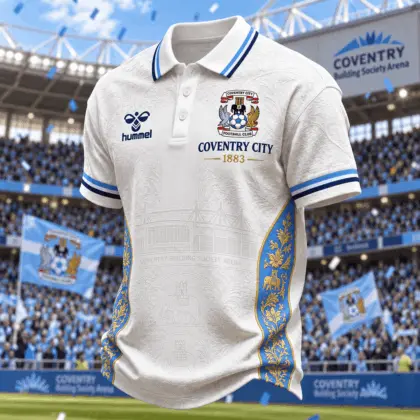 Coventry City | Premium EPL Football Club Crest Polo TD