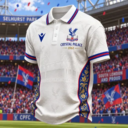 Crystal Palace | Premium EPL Football Club Crest Polo TD