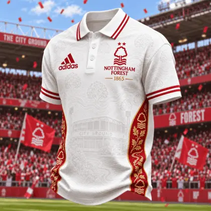 Nottingham Forest | Premium EPL Football Club Crest Polo TD