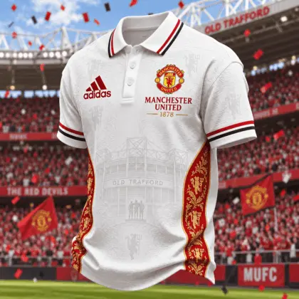 Manchester United | Premium EPL Football Club Crest Polo TD