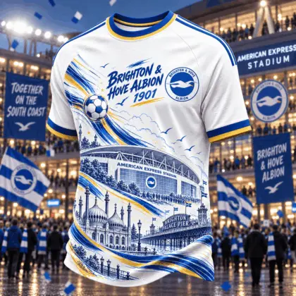 Brighton & Hove Albion | Premium EPL City And Stadium T-Shirt TD
