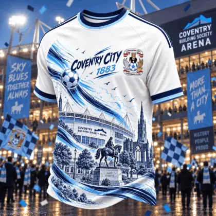 Coventry City | Premium EPL City And Stadium T-Shirt TD