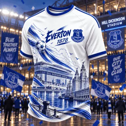Everton | Premium EPL City And Stadium T-Shirt TD