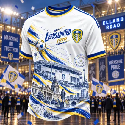 Leeds United | Premium EPL City And Stadium T-Shirt TD