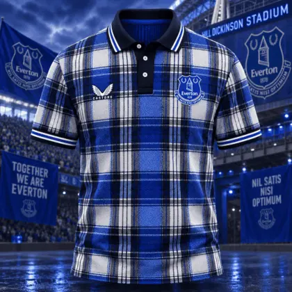 Everton | Premium EPL Heritage Plaid Team Polo TD