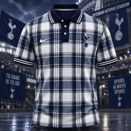Tottenham Hotspur | Premium EPL Heritage Plaid Team Polo TD